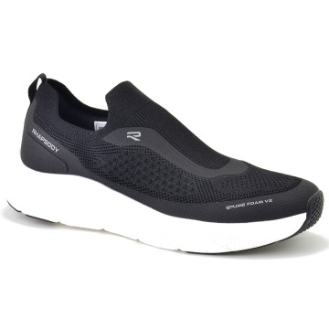 Czarne wsuwane męskie sneakersy American Club RH176