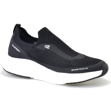 Czarne wsuwane damskie sneakersy American Club RH182