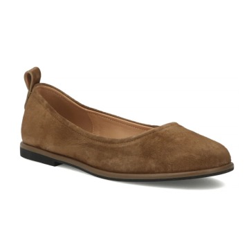 Camel skórzane baleriny damskie Filippo DP7741/26