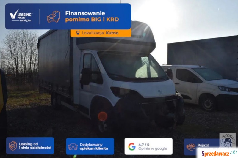 Peugeot Boxer 2021 diesel - Na sprzedaż za 19 926 zł - Kutno