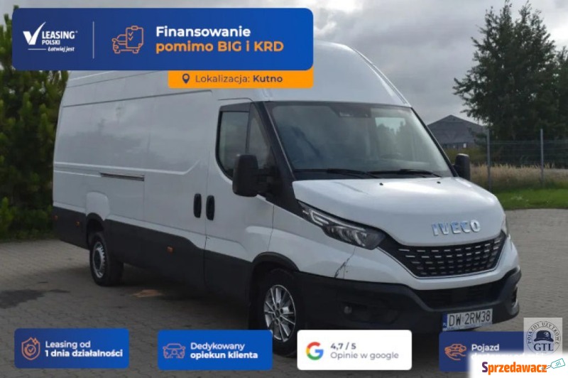 Iveco Daily 2021 diesel - Na sprzedaż za 55 227 zł - Kutno