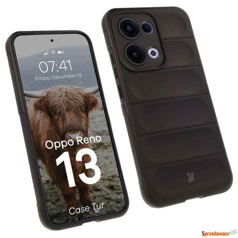 Pancerne etui Bizon Case Tur do Oppo Reno13, czarne - Etui na smartfony - Białystok