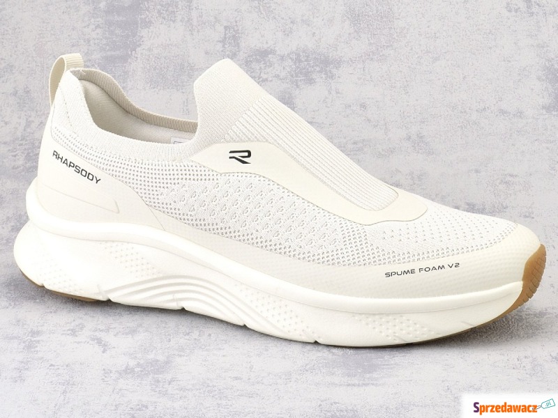 Beżowe męskie sneakersy American Club RH180 - Buty sportowe miejskie... - Lublin