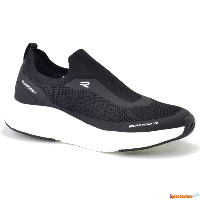 Czarne wsuwane damskie sneakersy American Club... - Buty sportowe miejskie... - Płock