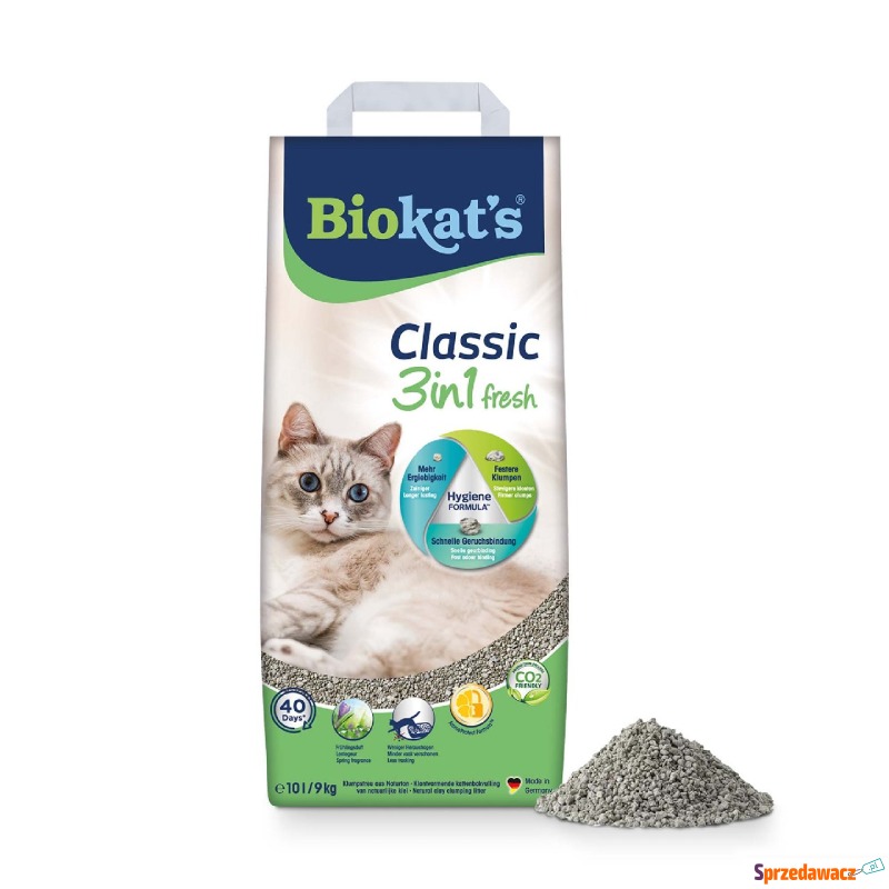 Biokat's Classic Fresh 3in1 - 10 l - Żwirki do kuwety - Olsztyn