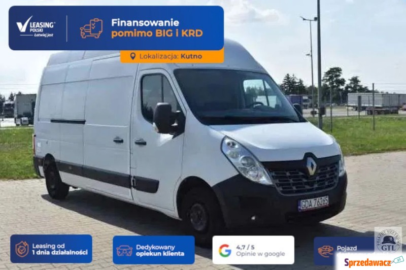 Renault Master 2016 diesel - Na sprzedaż za 32 472 zł - Kutno