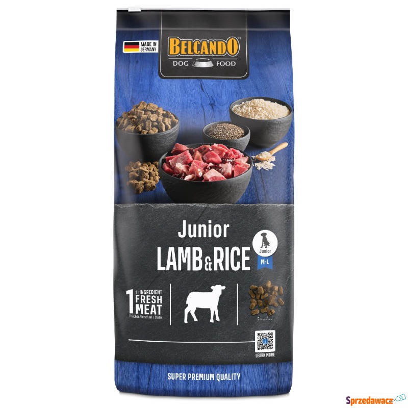 Belcando Junior Lamb & Rice - 12,5 kg - Karmy dla psów - Zielona Góra