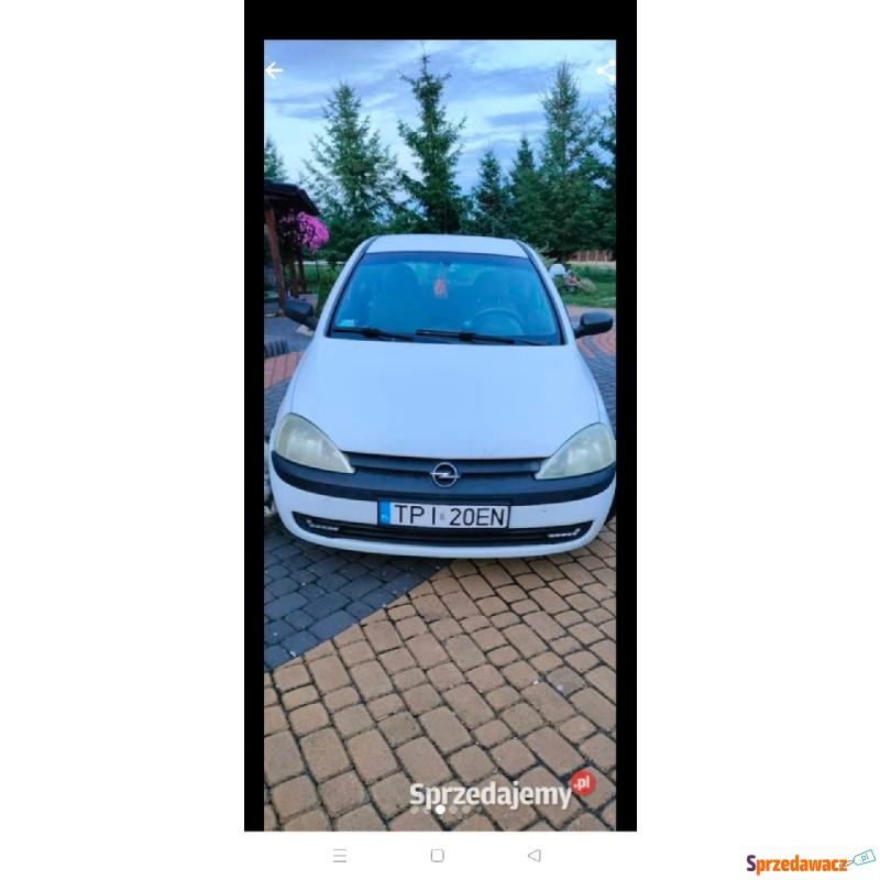 Opel Corsa  Hatchback 2001,  1.7 diesel - Na sprzedaż za 2 300,00 zł - Krzyżanowice Średnie