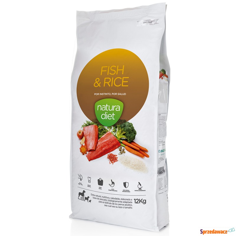 Natura Diet Adult, ryba i ryż -...