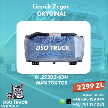 Licznik Zegary Man Tgx Tgs 81.27202-63 Oryginał