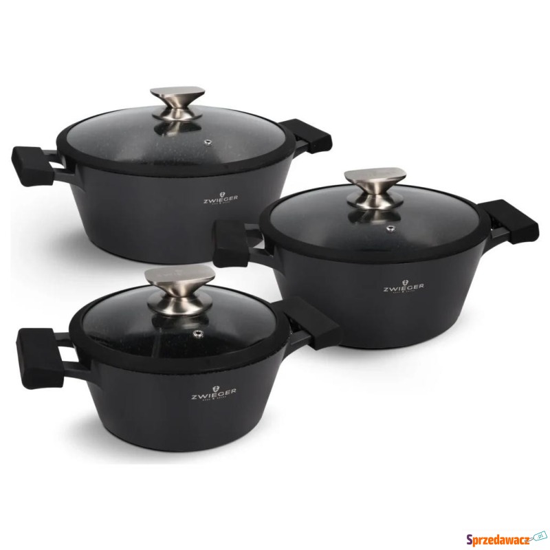 Zwieger Black Stone 6 el. - Garnki - Gorzów Wielkopolski
