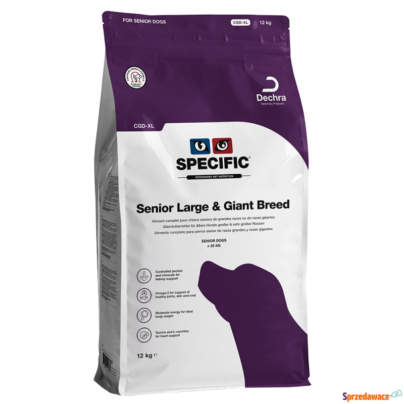 Specific Dog CGD - XL Senior Duży/Duża/Duże R... - Karmy dla psów - Kalisz