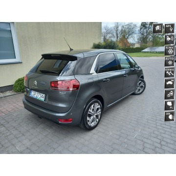 Citroen C4 Picasso - 1.6Benzyna Duża Navi Kamera Ledy Radary Nowy Rozrząd 100%Bezwypadkowy