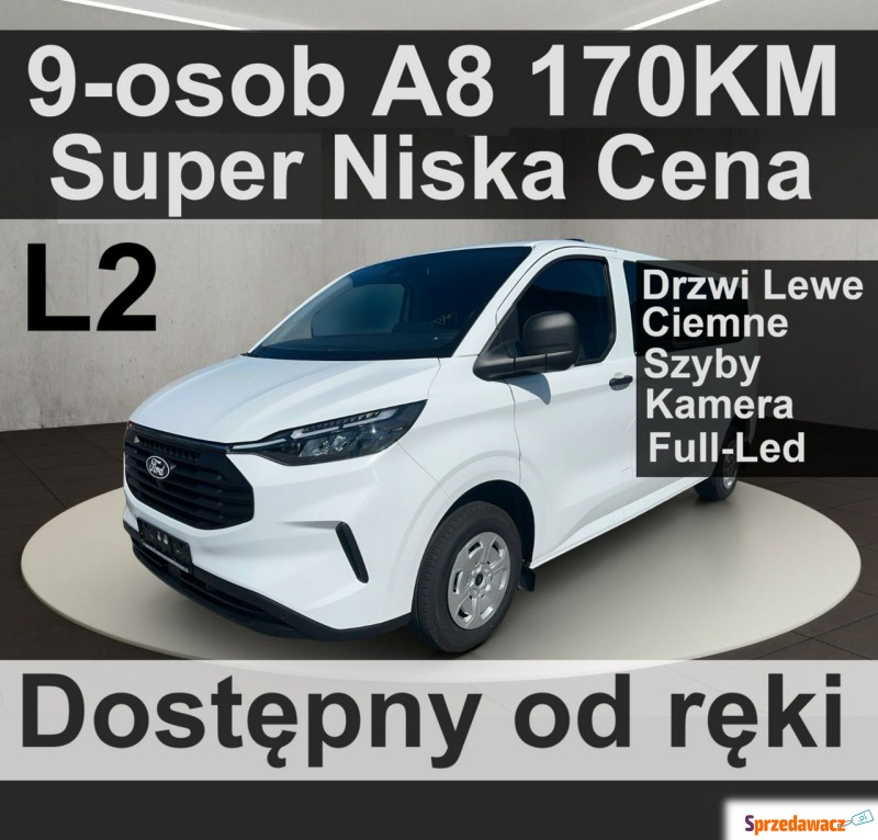Ford Transit Custom  Minivan/Van 2026,  2.0 diesel, automat - Na sprzedaż za 196 308 zł - Szczecinek