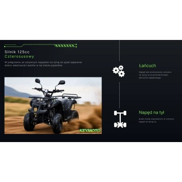 Inna Inny - Quad ATV 125cc MODEL N7 Automat Koła... - Pozostałe motocykle - Ząbkowice Śląskie - zdjęcie 6
