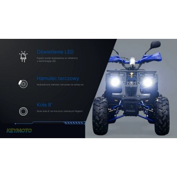 Inna Inny - Quad ATV DUŻY 125cc KEYMOTO MODEL... - Pozostałe motocykle - Ząbkowice Śląskie - zdjęcie 4