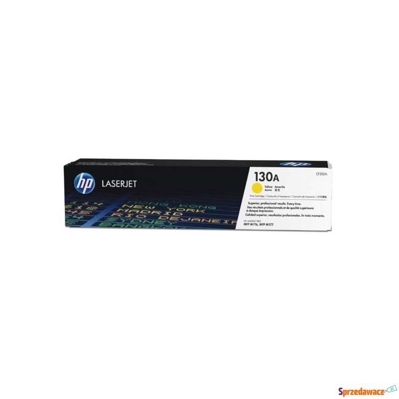 Oryginalny toner HP 130A żółty...