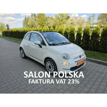 Fiat 500 - Fvat/Krajowy/Dolcevita/Bezwypadkowy/Kabrio