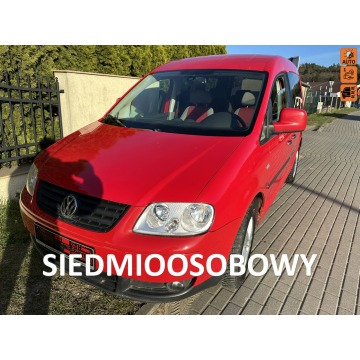 Volkswagen Caddy - 2,0 TDI, 7 miejsc, podwójne drzwi suwane, hak ,klimatronic, z Niemiec