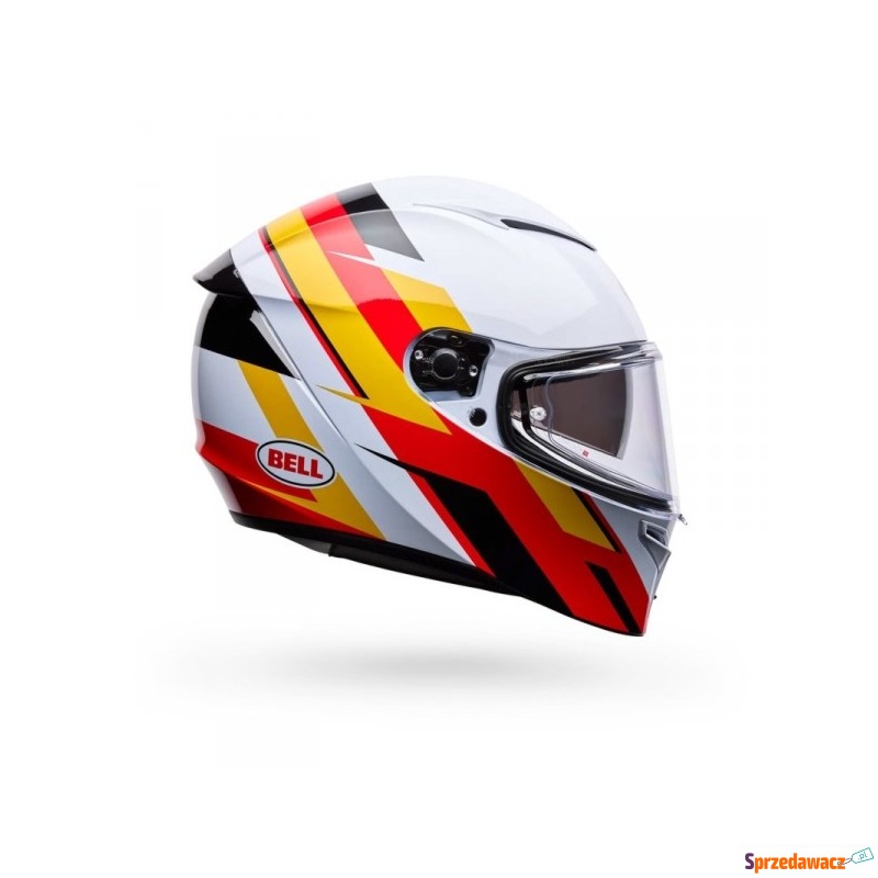 Kask Motocyklowy Bell Lithium Nova White Red - Kaski motocyklowe - Głogów