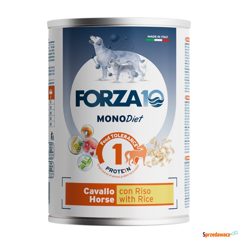 Forza 10 Diet Low Grain, 6 x 400 g - Konina z... - Karmy dla psów - Kraków