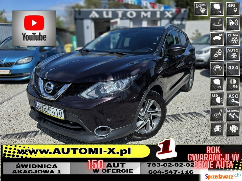 Nissan Qashqai  SUV 2014,  1.6 diesel - Na sprzedaż za 39 900 zł - Świdnica