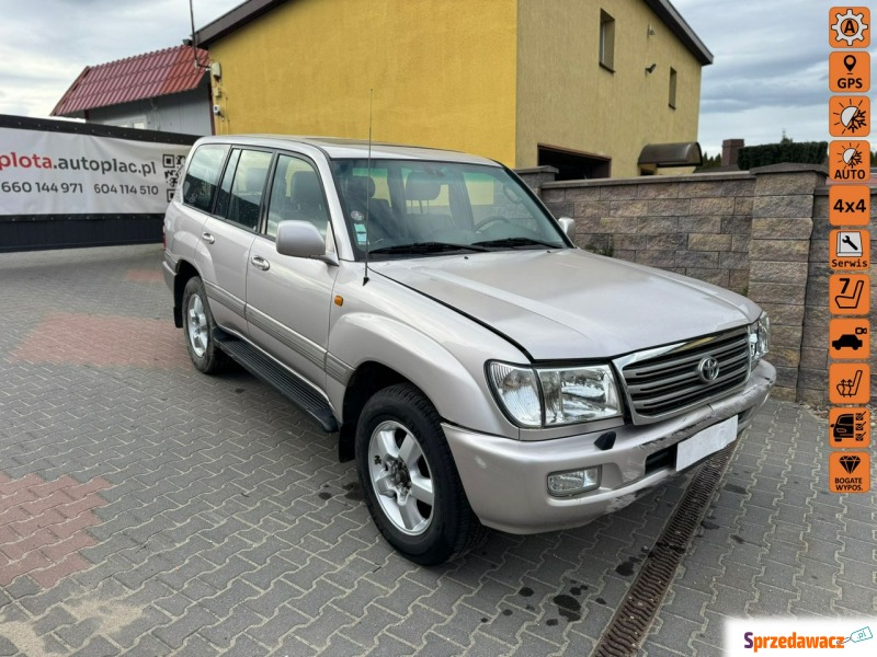 Toyota Land Cruiser  Terenowy 2004,  4.2 diesel, automat - Na sprzedaż za 69 900 zł - Margonin