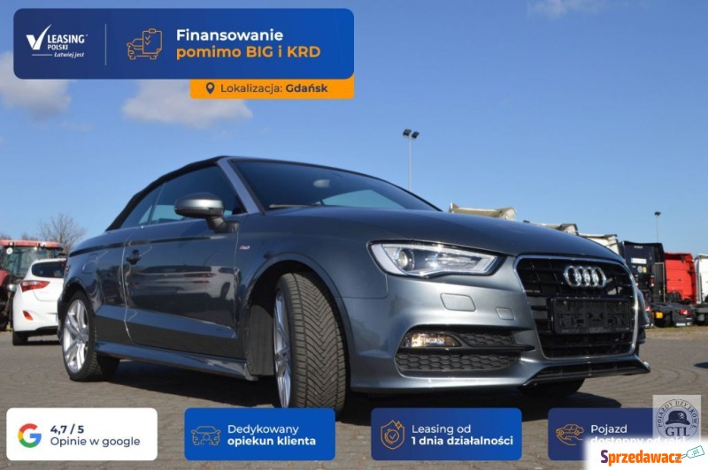 Audi A3 2015 benzyna - Na sprzedaż za 44 588 zł - Gdańsk