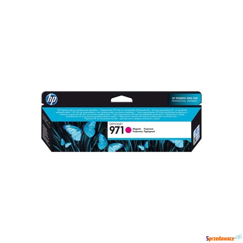 Oryginalny tusz HP 971 purpurowy (CN623AE) - Tusze, tonery - Piła