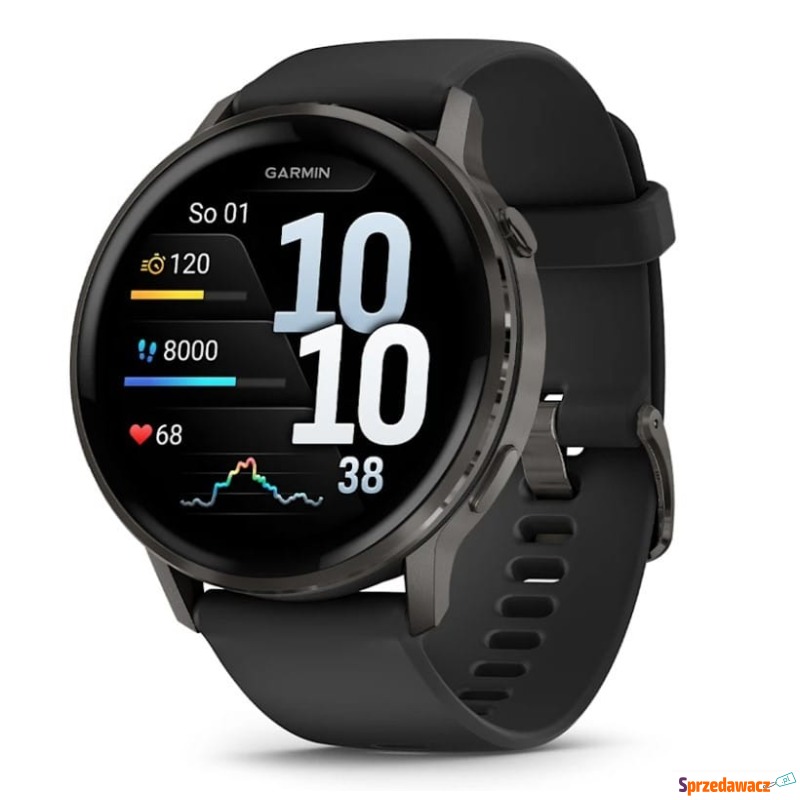 Garmin Venu 4 45mm Slate z sil...