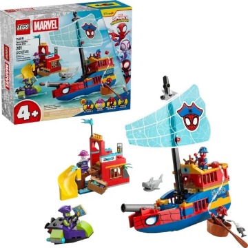 Klocki konstrukcyjne LEGO Spidey 11208 Statek piracki drużyny Spidey’ego