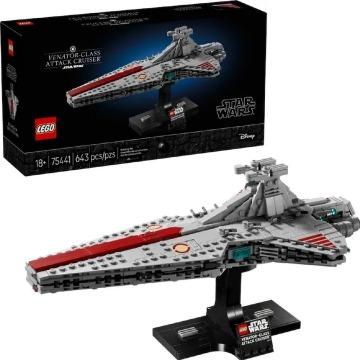 Klocki konstrukcyjne LEGO Star Wars 75441 Krążownik szturmowy typu Venator