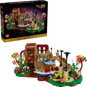 Klocki konstrukcyjne LEGO Ideas 21360 Willy Wonka i fabryka czekolady