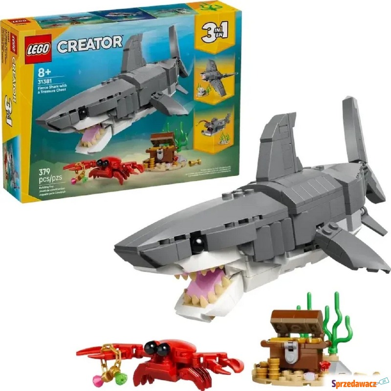 Klocki konstrukcyjne LEGO Creator 31381 Groźny... - Klocki - Bytom