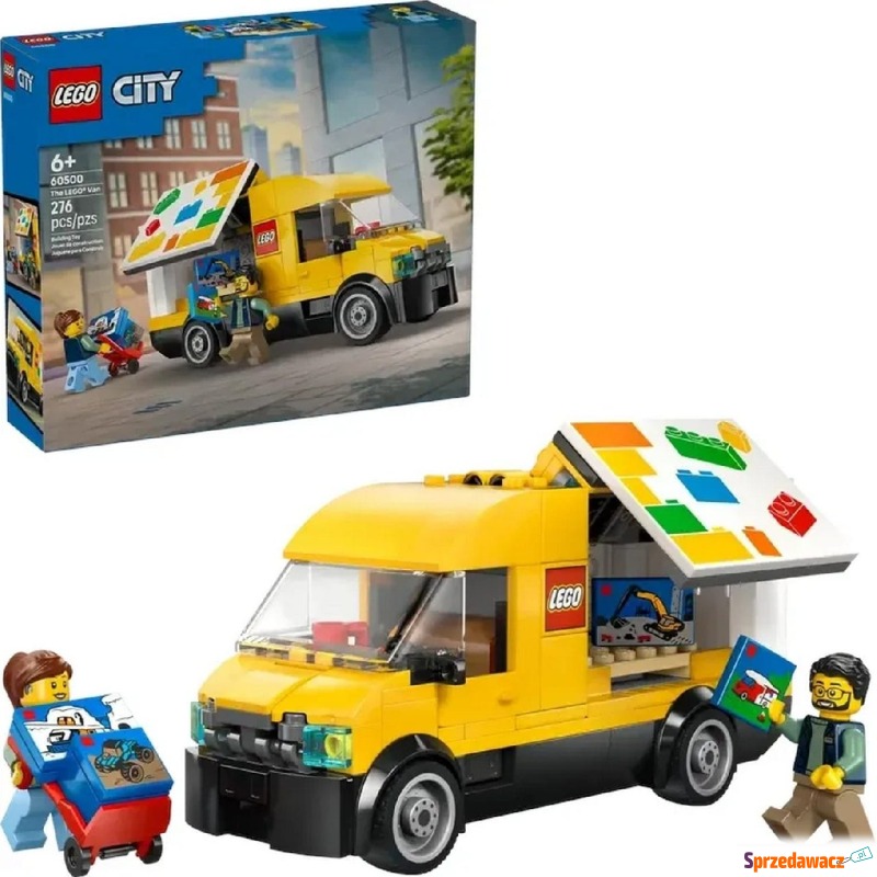 Klocki konstrukcyjne LEGO City 60500 Furgonetka... - Klocki - Koszalin