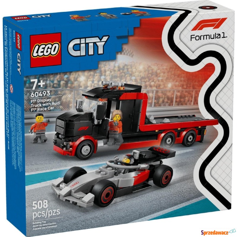 Klocki konstrukcyjne LEGO City 60493 Ciężarówka... - Klocki - Bytom