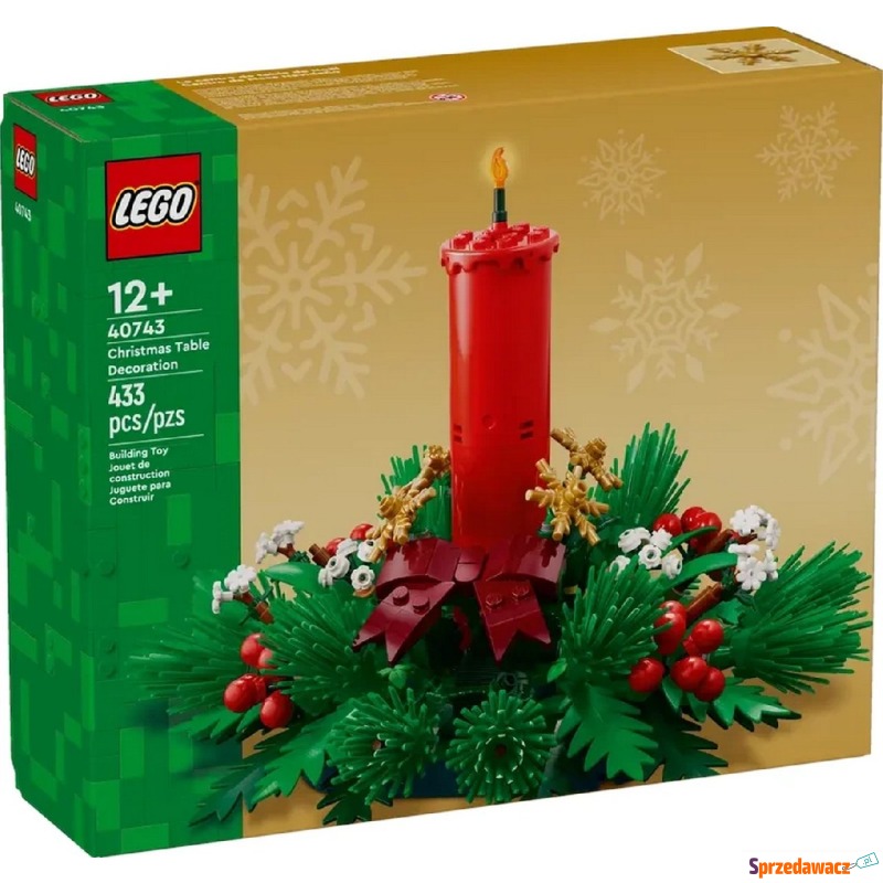 Klocki konstrukcyjne LEGO Iconic 40743 Świąte... - Klocki - Kwidzyn