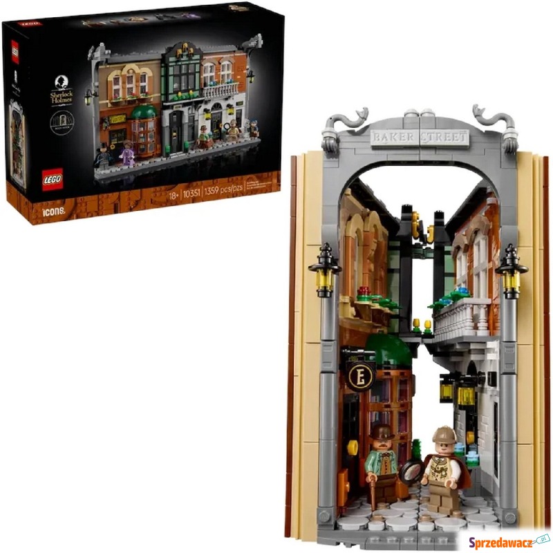 Klocki konstrukcyjne LEGO Icons 10351 Sherlock... - Klocki - Gliwice