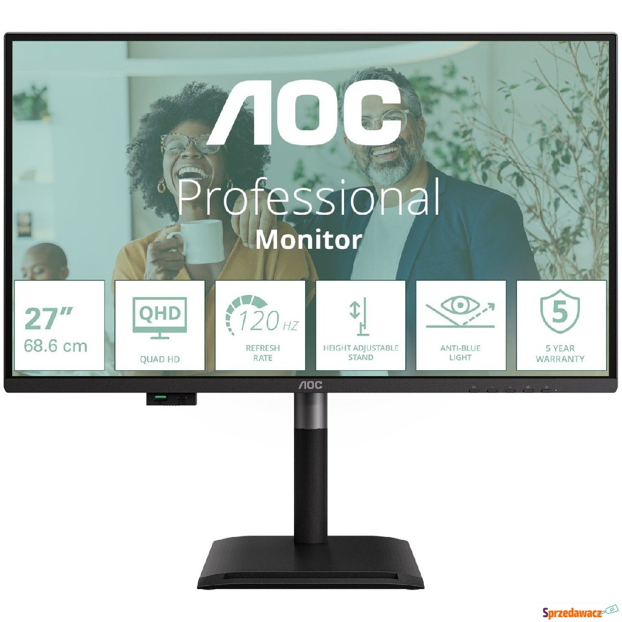 AOC Q27P4CV - 120Hz | QHD | IPS...