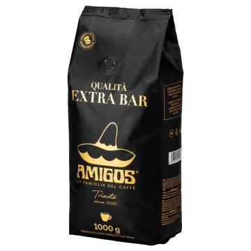 Kawa ziarnista Amigos Qualità Extra Bar 1 kg Ziarnista
