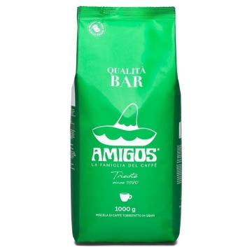 Kawa ziarnista Amigos Qualità Verde Bar 1 kg Ziarnista