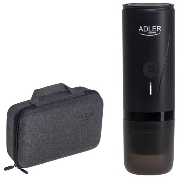 Ciśnieniowy na kapsułki Adler AD 4400 Przenośny Cold Brew czarny
