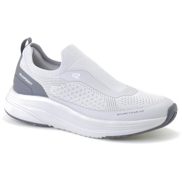 Szare wsuwane damskie sneakersy American Club RH182