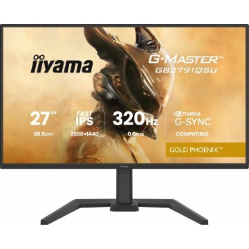 iiyama G-Master GB2791QSU-B1 Gold Phoenix - 320Hz | QHD | Fast IPS | 27'' | HDMI 2.1 | DP 1.4 | HDR1