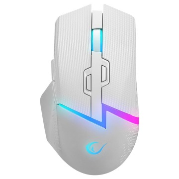 Myszka gamingowa Rampage Drop M3 V2 bezprzewodowa 24000 dpi optyczna biała