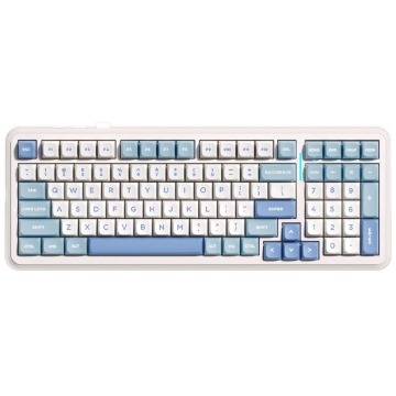 Klawiatura Klawiatura gamingowa Mchose K99 MCHOSE Icy Creamsicle bezprzewodowa mechaniczna podświetl
