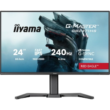 iiyama G-Master GB2471HS-B1 Red Eagle - 240Hz | Full HD | Fast IPS | 23.8''
