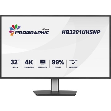 iiyama ProGraphic HB3201UHSNP-B1 - IPS | 4K | USB-C PW96W | 31.5''