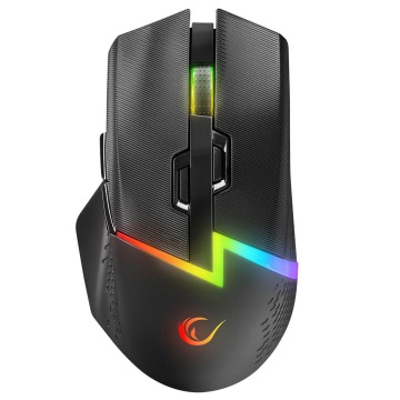 Myszka gamingowa Rampage Drop M3 V2 bezprzewodowa 24000 dpi optyczna czarna