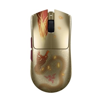Myszka gamingowa Razer Viper V3 Pro bezprzewodowa 35000 dpi optyczna żółta